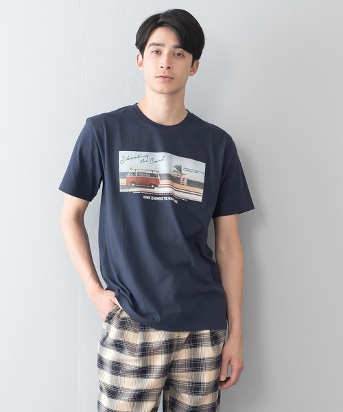 LB/S (エルビーエス)の「サーフプリントTシャツ ZERO STAIN 汗ジミが目立たない機能(Tシャツ/カットソー・メンズ・その他5/ベージュ/その他2/ホワイト系その他/ブラック/その他1/ブルー系その他/ブラック系その他/ブルー/その他4/ダークグリーン/ホワイト/ネイビー/レッド/その他3/オレンジ・SMALL/MEDIUM/X-LARGE/LARGE)」の20枚目の写真