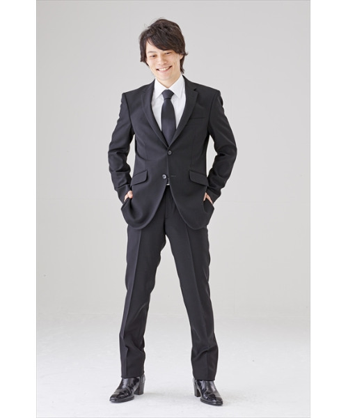 MONOIR(モノワール)の「濃染加工スリムサイズシングルスーツ(スーツジャケット・メンズ・ブラック・A3/A6/A7/A8/Y4/Y7/Y8/A4/A5/Y5/Y6)」の12枚目の写真