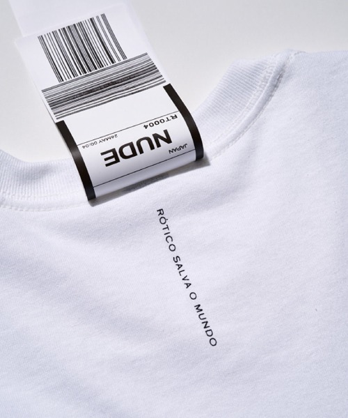 re:tack（レタック）の「【re:tack/レタック】FOOTPRINT TEE（Tシャツ/カットソー・メンズ・ホワイト・1/2/4）」の5枚目の写真