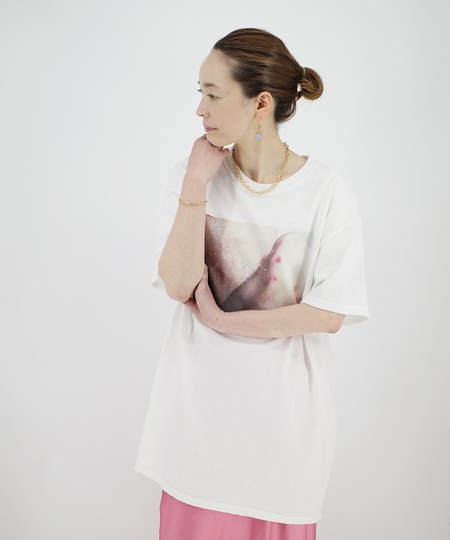 re:tack（レタック）の「【re:tack/レタック】FOOTPRINT TEE（Tシャツ/カットソー・メンズ・ホワイト・1/2/4）」の11枚目の写真