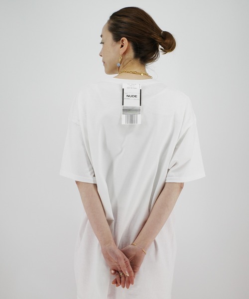 re:tack（レタック）の「【re:tack/レタック】FOOTPRINT TEE（Tシャツ/カットソー・メンズ・ホワイト・1/2/4）」の9枚目の写真