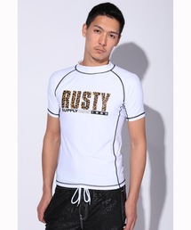 セール Rusty メンズラッシュガード 半袖 水着 マリンスポーツ プール ラッシュガード Rusty ラスティ のファッション通販 Zozotown