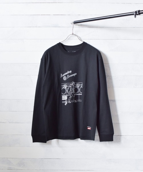 Naked Rust and other POEMS(ネイキッドラストアンドアザーポエムス)の「【69】【Naked Rust and other POEMS】手書きプリント 長袖カットソー(Tシャツ/カットソー・レディース・ホワイト/ブラック/ベージュ・MEDIUM/LARGE)」の7枚目の写真