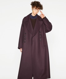 SHAREEF | W FACE MELTON BIG COAT(チェスターコート)