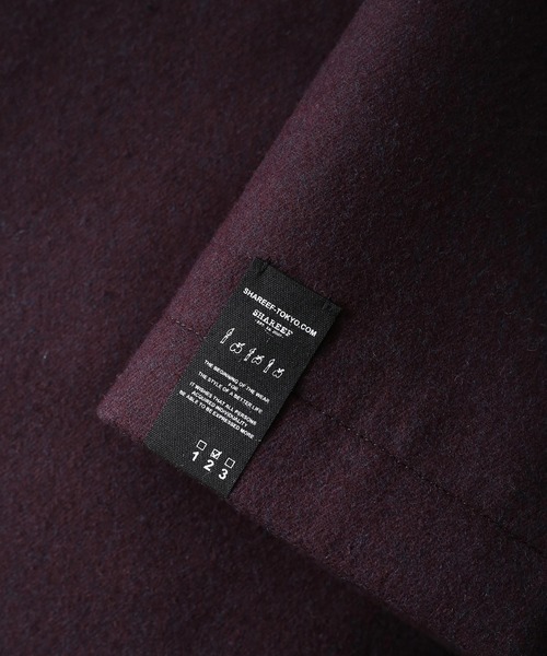 SHAREEF（シャリーフ）の「W FACE MELTON BIG COAT（チェスターコート