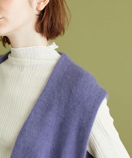 Steven Alan（スティーブンアラン）の「＜Steven Alan＞LONG KNIT VEST/ベスト（ベスト・レディース・マスタード/パープル・FREE）」の5枚目の写真