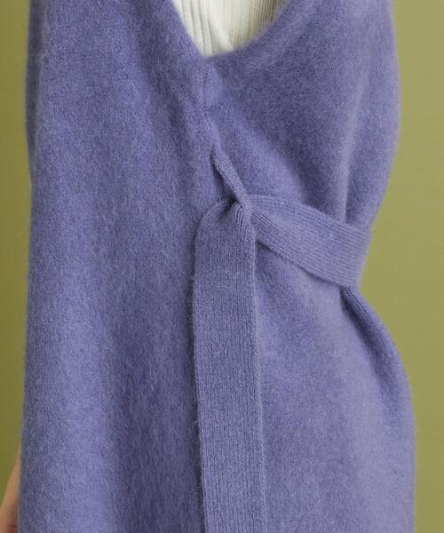 Steven Alan（スティーブンアラン）の「＜Steven Alan＞LONG KNIT VEST/ベスト（ベスト・レディース・マスタード/パープル・FREE）」の6枚目の写真