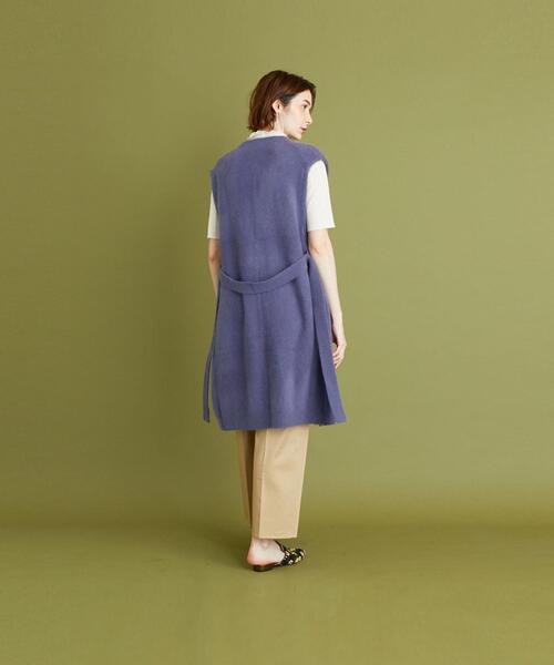 Steven Alan（スティーブンアラン）の「＜Steven Alan＞LONG KNIT VEST/ベスト（ベスト・レディース・マスタード/パープル・FREE）」の20枚目の写真