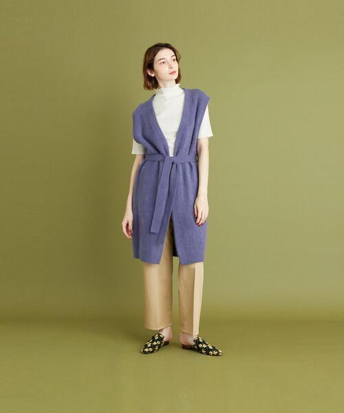 Steven Alan（スティーブンアラン）の「＜Steven Alan＞LONG KNIT VEST/ベスト（ベスト・レディース・マスタード/パープル・FREE）」の21枚目の写真