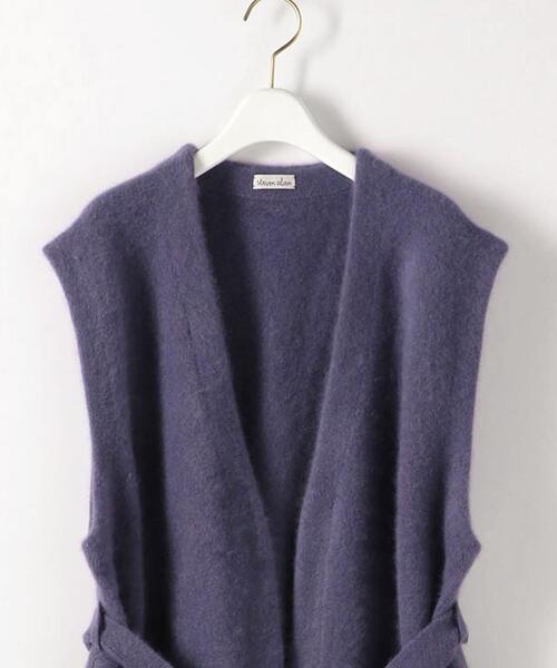 Steven Alan（スティーブンアラン）の「＜Steven Alan＞LONG KNIT VEST/ベスト（ベスト・レディース・マスタード/パープル・FREE）」の16枚目の写真