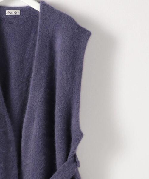 Steven Alan（スティーブンアラン）の「＜Steven Alan＞LONG KNIT VEST/ベスト（ベスト・レディース・マスタード/パープル・FREE）」の17枚目の写真