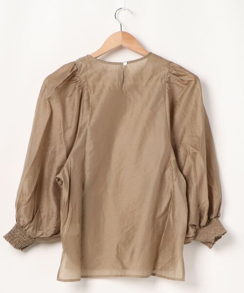 flower（フラワー）の「テンダーバルーンブラウス（シャツ/ブラウス・レディース・ピンク/ベージュ・FREE）」の3枚目の写真