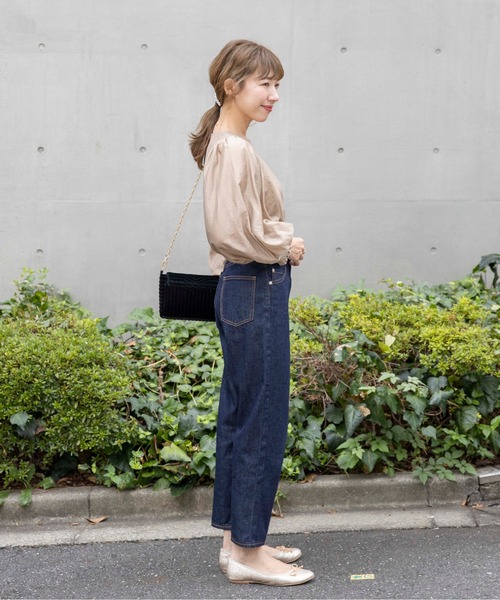 flower（フラワー）の「テンダーバルーンブラウス（シャツ/ブラウス・レディース・ピンク/ベージュ・FREE）」の6枚目の写真