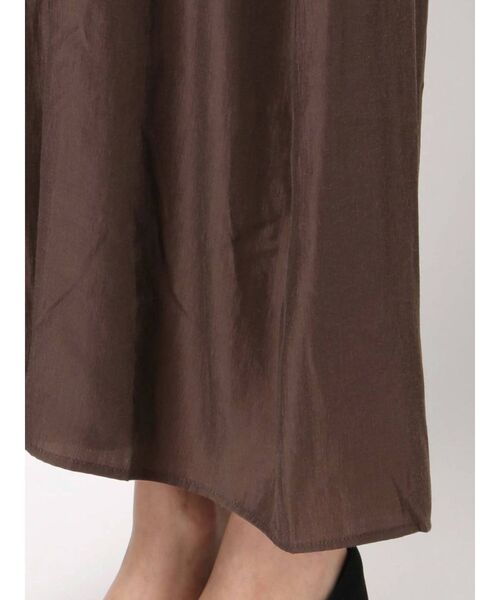 dazzlin(ダズリン)の「Vネックロングシャツワンピース(ワンピース・レディース・ブラック/ブラウン/ピンク・FREE)」の13枚目の写真