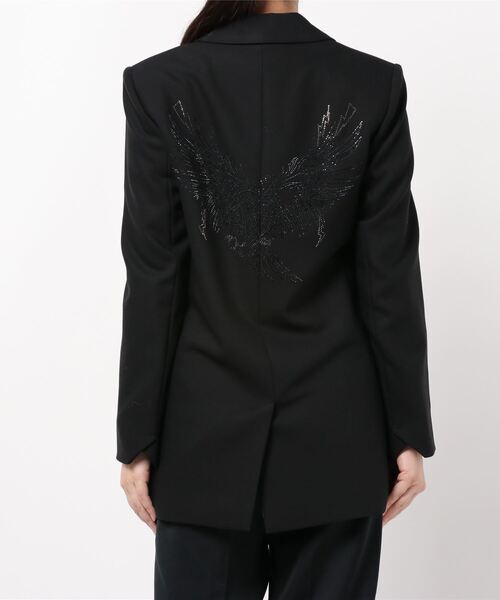 ZADIG&VOLTAIRE テーラードジャケット　ラインストーン　イーグル ZADIG&VOLTAIRE テーラードジャケット ラインストーン イーグル