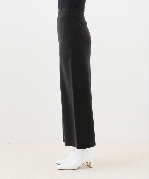 Simplicite（サンプリシテ）の「ニットスリットタイトスカート（スカート・レディース・ホワイト/ブラック/ブラウン・FREE）」の11枚目の写真