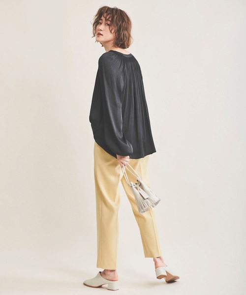 The Virgnia(ザ ヴァージニア)の「プリーツバルーンスリーブブラウス(シャツ/ブラウス・レディース・オフホワイト/ピンク/ブラック・FREE)」の10枚目の写真