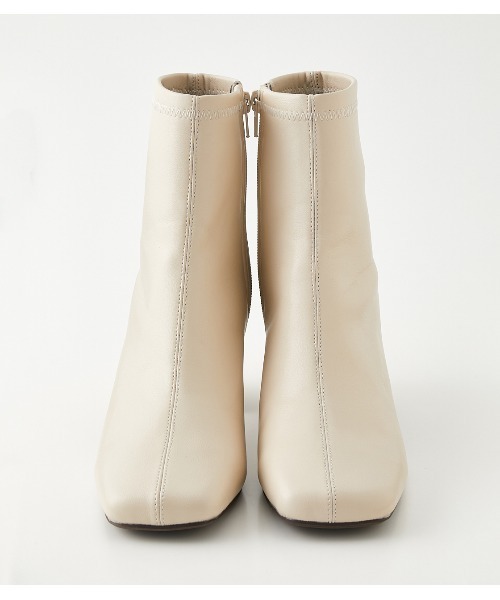 AZUL by moussy（アズールバイマウジー）の「CENTER SEAM SQUARE BOOTS/センターシームスクエアブーツ（ブーツ・レディース・ライトイエロー/アイボリー/ブラック・MEDIUM/LARGE/SMALL）」の11枚目の写真