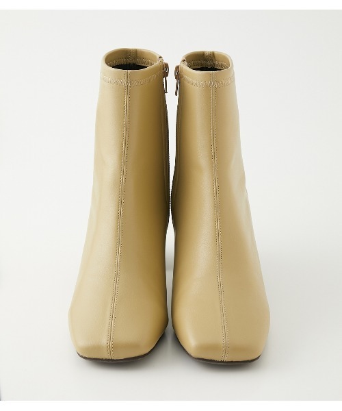 AZUL by moussy（アズールバイマウジー）の「CENTER SEAM SQUARE BOOTS/センターシームスクエアブーツ（ブーツ・レディース・ライトイエロー/アイボリー/ブラック・MEDIUM/LARGE/SMALL）」の17枚目の写真