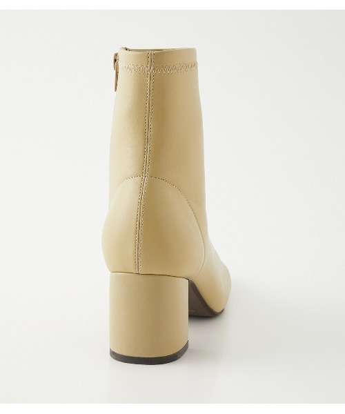 AZUL by moussy（アズールバイマウジー）の「CENTER SEAM SQUARE BOOTS/センターシームスクエアブーツ（ブーツ・レディース・ライトイエロー/アイボリー/ブラック・MEDIUM/LARGE/SMALL）」の18枚目の写真