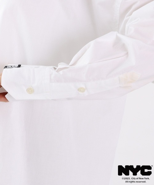 LOWRYS FARM（ローリーズファーム）の「ＮＹＣシャツＬＳ　939606（シャツ/ブラウス・レディース・ブルー系その他/オフホワイト・FREE）」の11枚目の写真