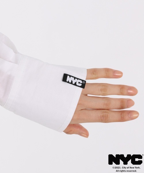 LOWRYS FARM（ローリーズファーム）の「ＮＹＣシャツＬＳ　939606（シャツ/ブラウス・レディース・ブルー系その他/オフホワイト・FREE）」の15枚目の写真