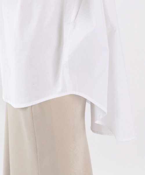 LOWRYS FARM（ローリーズファーム）の「ＮＹＣシャツＬＳ　939606（シャツ/ブラウス・レディース・ブルー系その他/オフホワイト・FREE）」の6枚目の写真