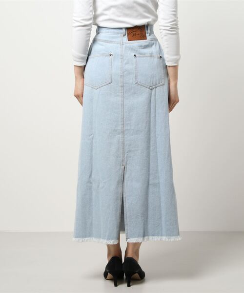 TINA：JOJUN（ティーナジョジュン）の「スカート 裾フリンジロング