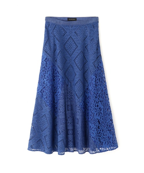 JILL STUART（ジルスチュアート）の「◆【『美人百花』4月号掲載・WEB限定サイズ：4】レースブロッキングスカート（スカート・レディース・ホワイト/ネイビー・0/2/4）」の10枚目の写真