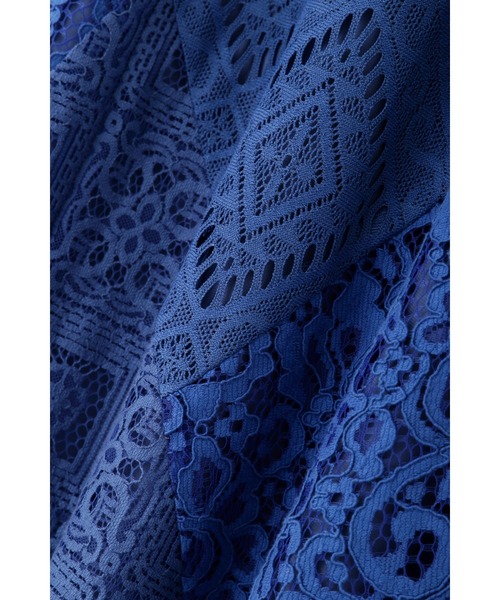 JILL STUART（ジルスチュアート）の「◆【『美人百花』4月号掲載・WEB限定サイズ：4】レースブロッキングスカート（スカート・レディース・ホワイト/ネイビー・0/2/4）」の7枚目の写真