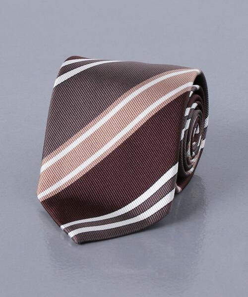 Bassi フランコバッシ のファッション フォーマルスーツ 小物 Franco Arrows セール 祝開店大放出セール開催中 Franco Bassi フランコバッシ ツイルストライプ ネクタイ Franco