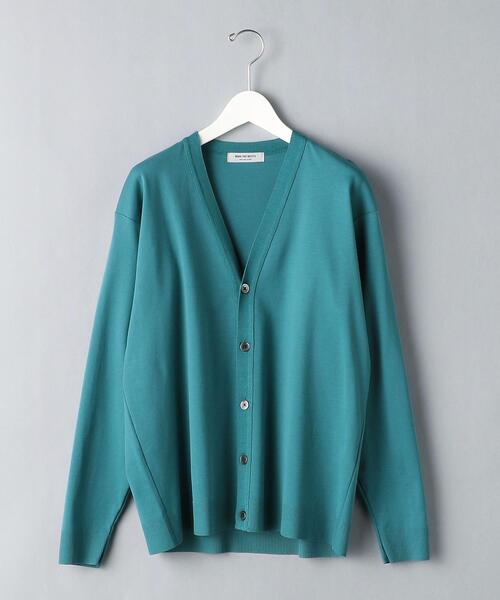 green label relaxing(グリーンレーベルリラクシング)の「< 機能 / 手洗い可・抗菌 > WTO ガスCO ニットライク Vネック カーディガン(カーディガン/ボレロ・メンズ・ブラック/ベージュ/ターコイズブルー・SMALL/MEDIUM/LARGE/X-LARGE)」の11枚目の写真