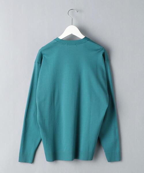 green label relaxing(グリーンレーベルリラクシング)の「< 機能 / 手洗い可・抗菌 > WTO ガスCO ニットライク Vネック カーディガン(カーディガン/ボレロ・メンズ・ブラック/ベージュ/ターコイズブルー・SMALL/MEDIUM/LARGE/X-LARGE)」の12枚目の写真