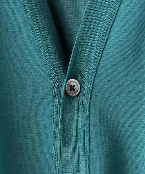 green label relaxing(グリーンレーベルリラクシング)の「< 機能 / 手洗い可・抗菌 > WTO ガスCO ニットライク Vネック カーディガン(カーディガン/ボレロ・メンズ・ブラック/ベージュ/ターコイズブルー・SMALL/MEDIUM/LARGE/X-LARGE)」の16枚目の写真