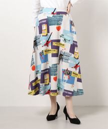 Cepica | Cepicaオリジナルチャンキープリントフレアスカート(スカート)