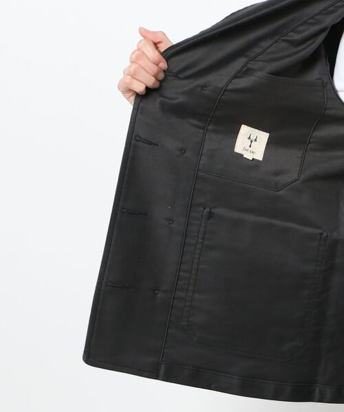 Scye（サイ）の「【Scye】モールスキン ダブルジャケット WOMEN