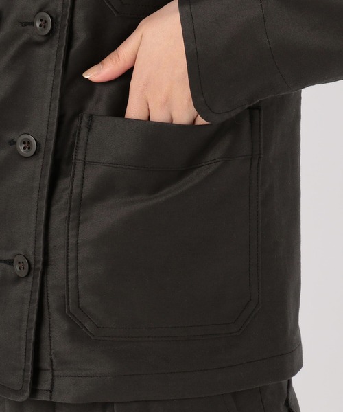 Scye（サイ）の「【Scye】モールスキン ダブルジャケット WOMEN