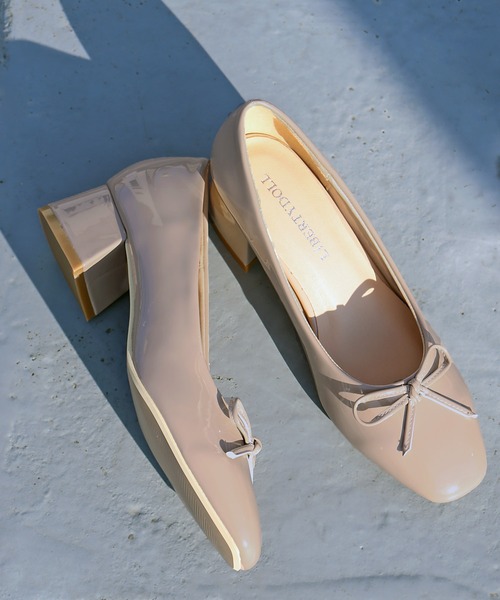 LibertyDoll（リバティードール）の「スクエアトゥ4.5cmチャンキー