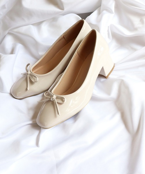 LibertyDoll（リバティードール）の「スクエアトゥ4.5cmチャンキー