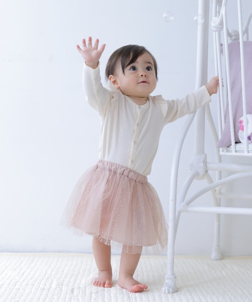 HAKKA BABY（ハッカベビー）の「[ベビー]ドットチュールスカート（スカート・キッズ・ブルー/ピンク・M）」の4枚目の写真