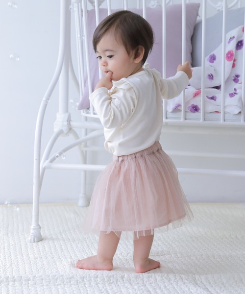 HAKKA BABY（ハッカベビー）の「[ベビー]ドットチュールスカート（スカート・キッズ・ブルー/ピンク・M）」の5枚目の写真