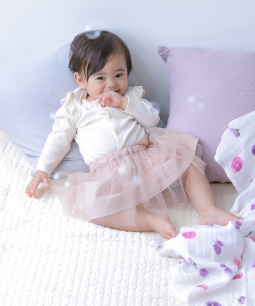 HAKKA BABY（ハッカベビー）の「[ベビー]ドットチュールスカート（スカート・キッズ・ブルー/ピンク・M）」の6枚目の写真
