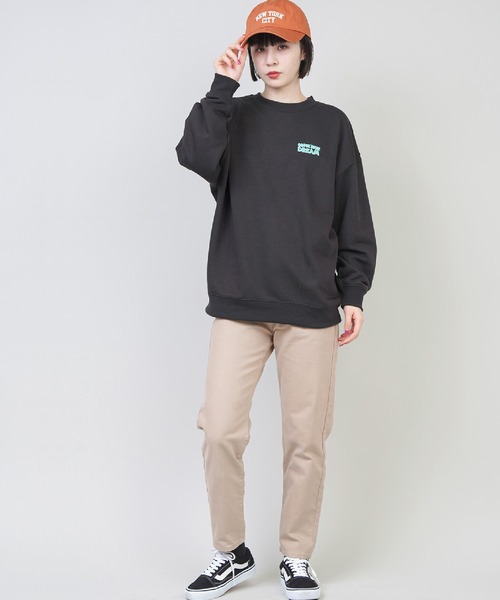 SPINNS（スピンズ）の「カジュアルストレートパンツ（その他パンツ・レディース・ブラック/アイボリー/サンドベージュ・S/M）」の13枚目の写真