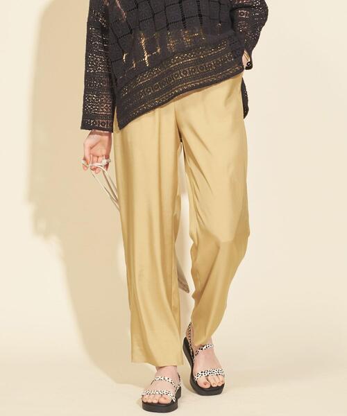 BEAUTY&YOUTH UNITED ARROWS（ビューティーアンドユースユナイテッドアローズ）の「BY∴ ツイルドローストイージーパンツ -ウォッシャブル-（その他パンツ・レディース・ブラック/ベージュ/コバルトブルー・S/M/L）」の14枚目の写真