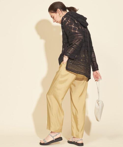 BEAUTY&YOUTH UNITED ARROWS（ビューティーアンドユースユナイテッドアローズ）の「BY∴ ツイルドローストイージーパンツ -ウォッシャブル-（その他パンツ・レディース・ブラック/ベージュ/コバルトブルー・S/M/L）」の7枚目の写真