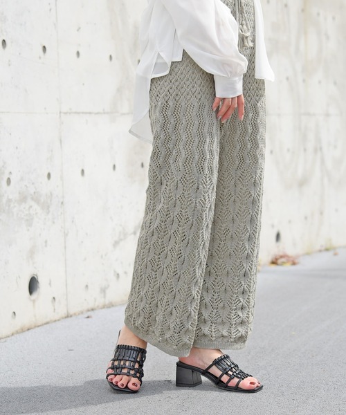 NOFALL（ノーフォール）の「スクエアトゥメッシュミュールサンダル（サンダル・レディース・ホワイト/ブラック/グレイッシュベージュ/ダークブラウン・LL/L/M/3L/S/SS）」の17枚目の写真