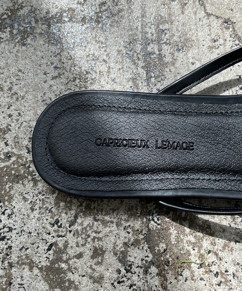 CAPRICIEUX LE'MAGE(カプリシューレマージュ)の「ヴィーガンレザービーサン(サンダル・レディース・ブラック/グレー/アイボリー・38/36/37)」の5枚目の写真