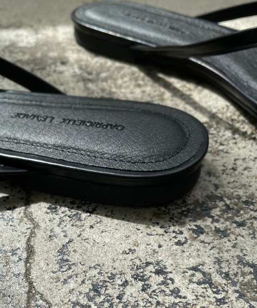 CAPRICIEUX LE'MAGE(カプリシューレマージュ)の「ヴィーガンレザービーサン(サンダル・レディース・ブラック/グレー/アイボリー・38/36/37)」の8枚目の写真