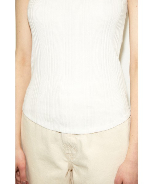 THROW by SLY（スローバイスライ）の「THROW VARIOUS TANK SET タンクセット（タンクトップ・レディース・ホワイト/ブラック/バーガンディー・FREE）」の8枚目の写真