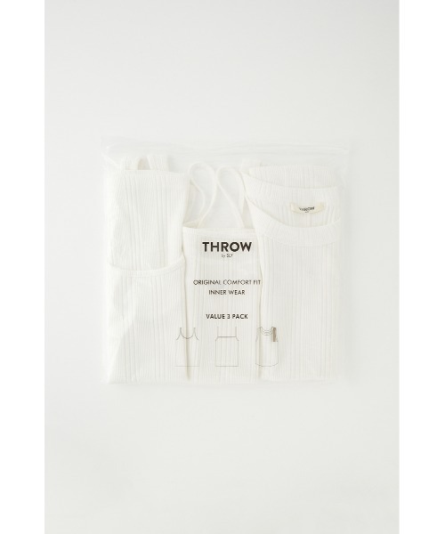 THROW by SLY（スローバイスライ）の「THROW VARIOUS TANK SET タンクセット（タンクトップ・レディース・ホワイト/ブラック/バーガンディー・FREE）」の15枚目の写真
